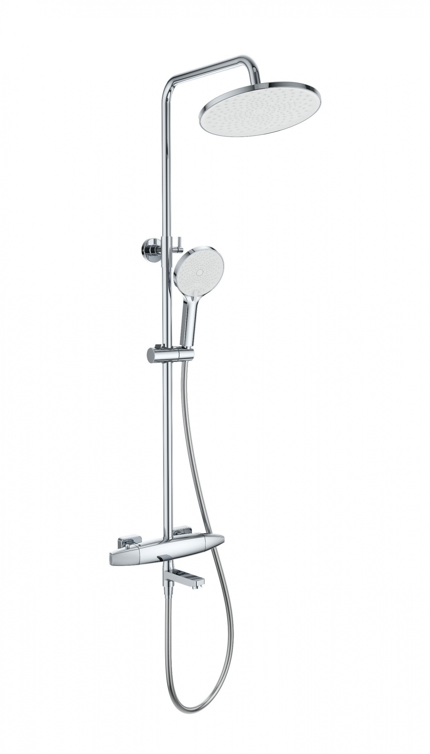 Душевая система с термостатом WONZON & WOGHAND NEO, Хром WW-B3035-A2-CR