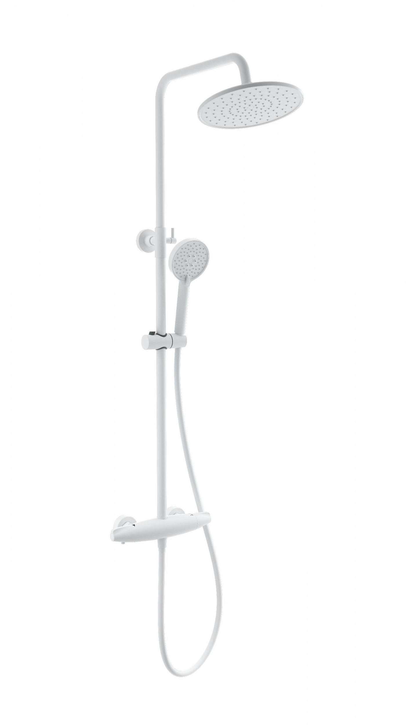 Душевая система с термостатом WONZON & WOGHAND CAPSULE, Белый матовый WW-B3031-A-MW