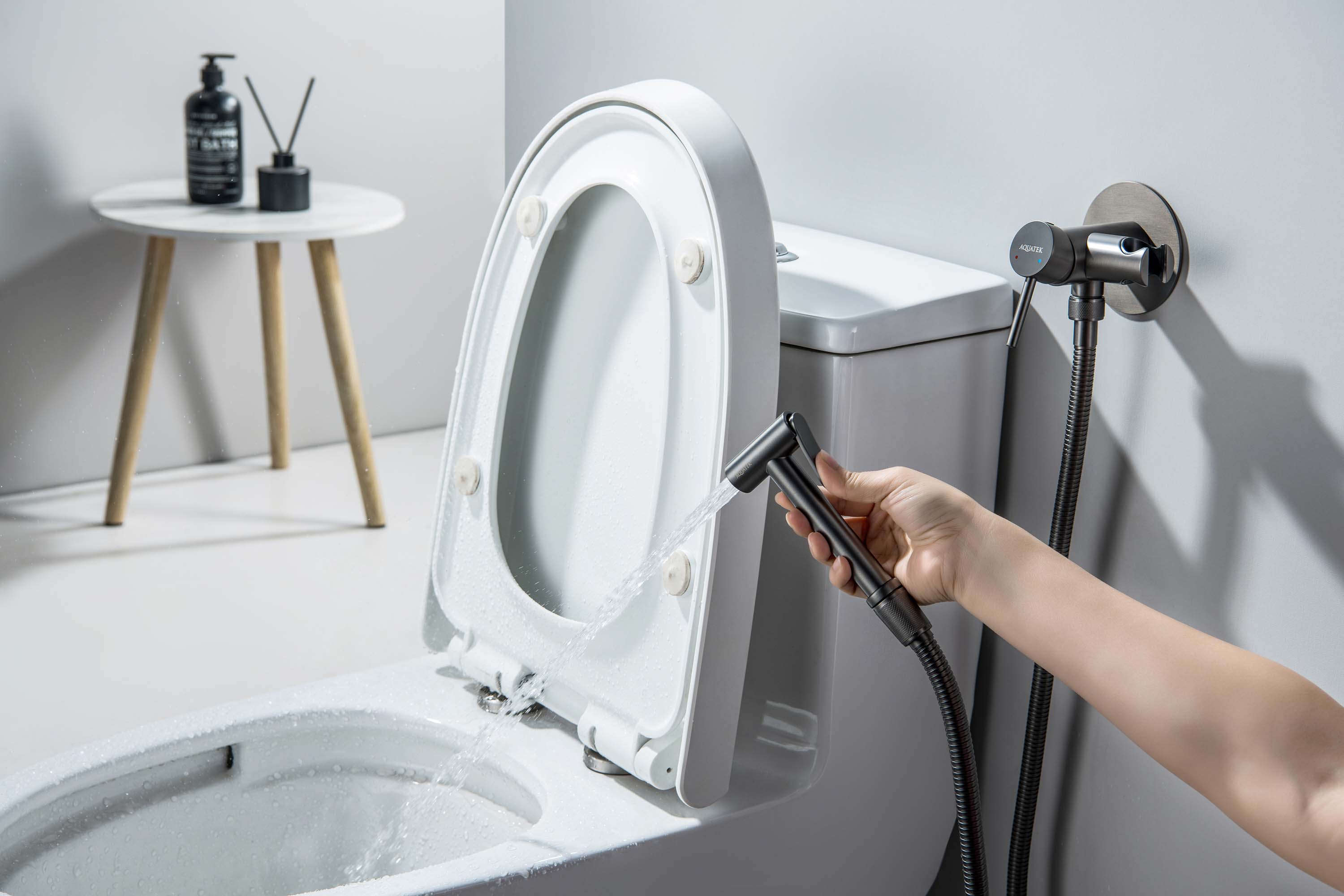 Гигиенический душ со смесителем Aquatek Европа AQ1021BGM