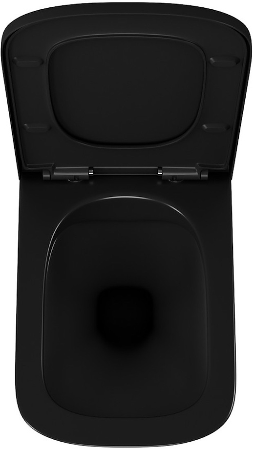 Унитаз подвесной D&K Berlin DT1436025 безободковый, черный
