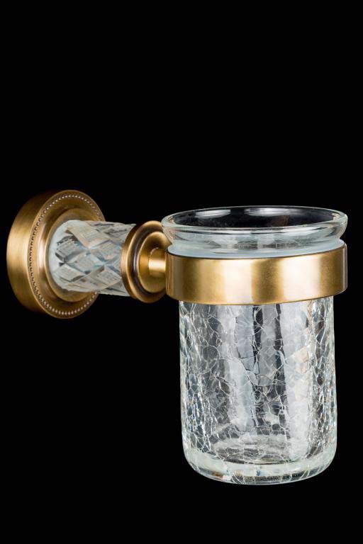 Стакан для зубных щеток Boheme MURANO CRYSTAL (комплект) 10904-CRST-BR