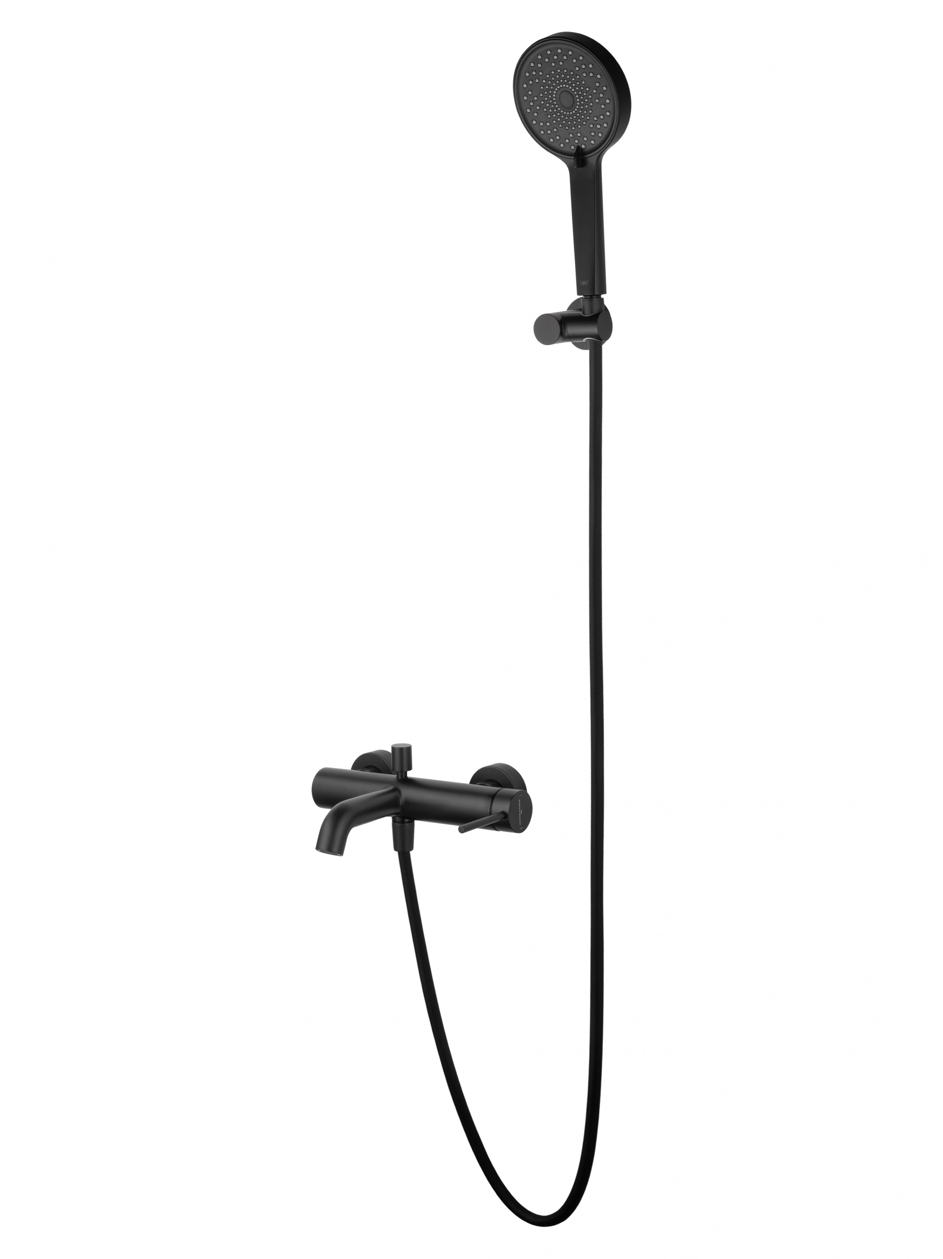 Смеситель для ванны с душем WONZON & WOGHAND STICK, Черный матовый WW-88639017-MB