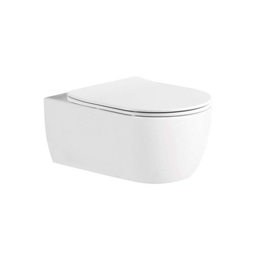 Унитаз подвесной безободковый Aquatek Европа AQ1106L-00 с сиденьем Soft Close