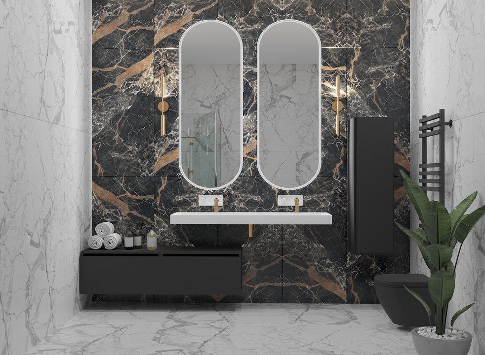 Ящик под столешницу 140см АНТРАЦИТ глянец Armadi Art VALLESSI UNO-S 897-140-A glossy