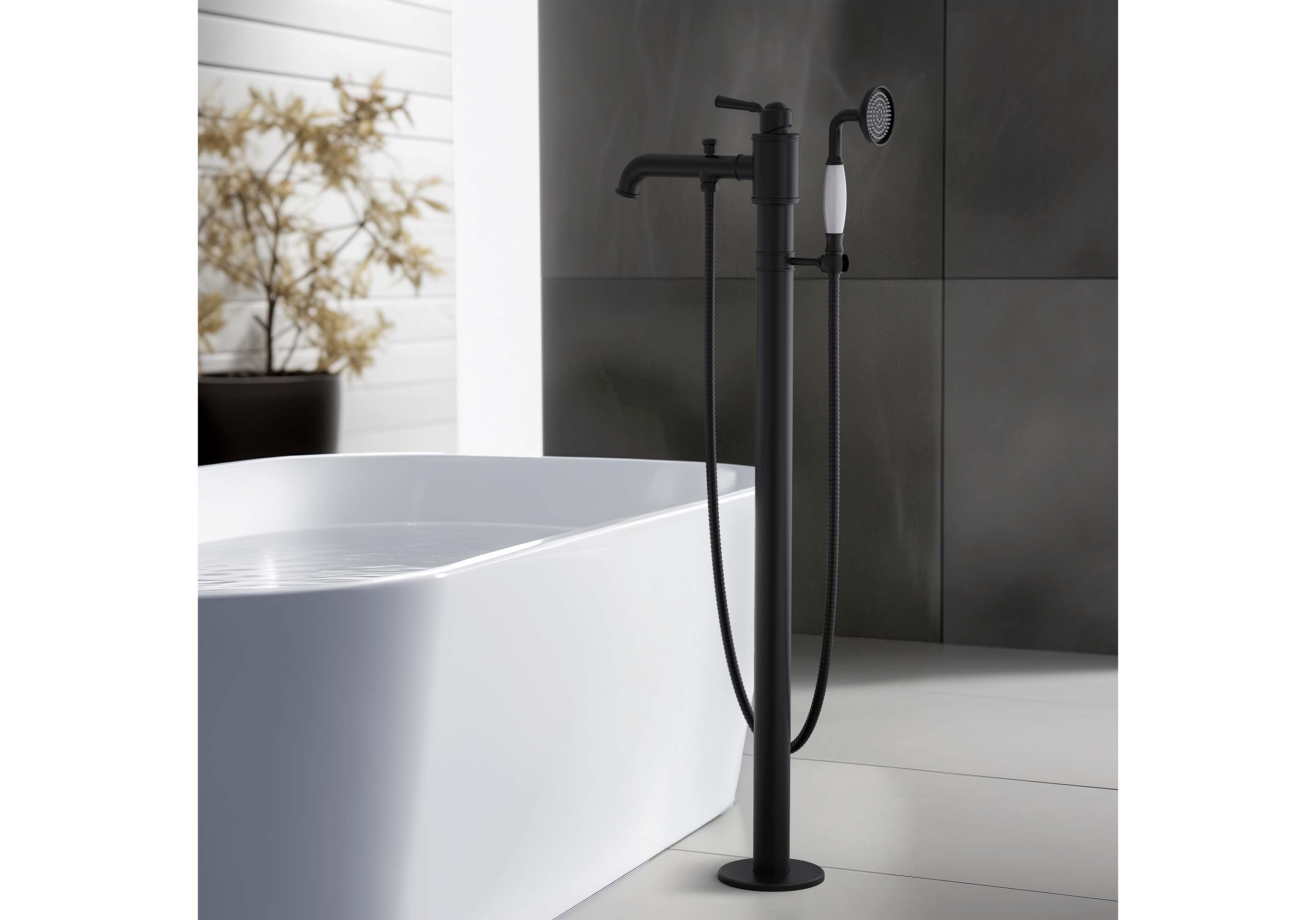 Смеситель Aquatek Классик AQ1545MB для ванны напольный