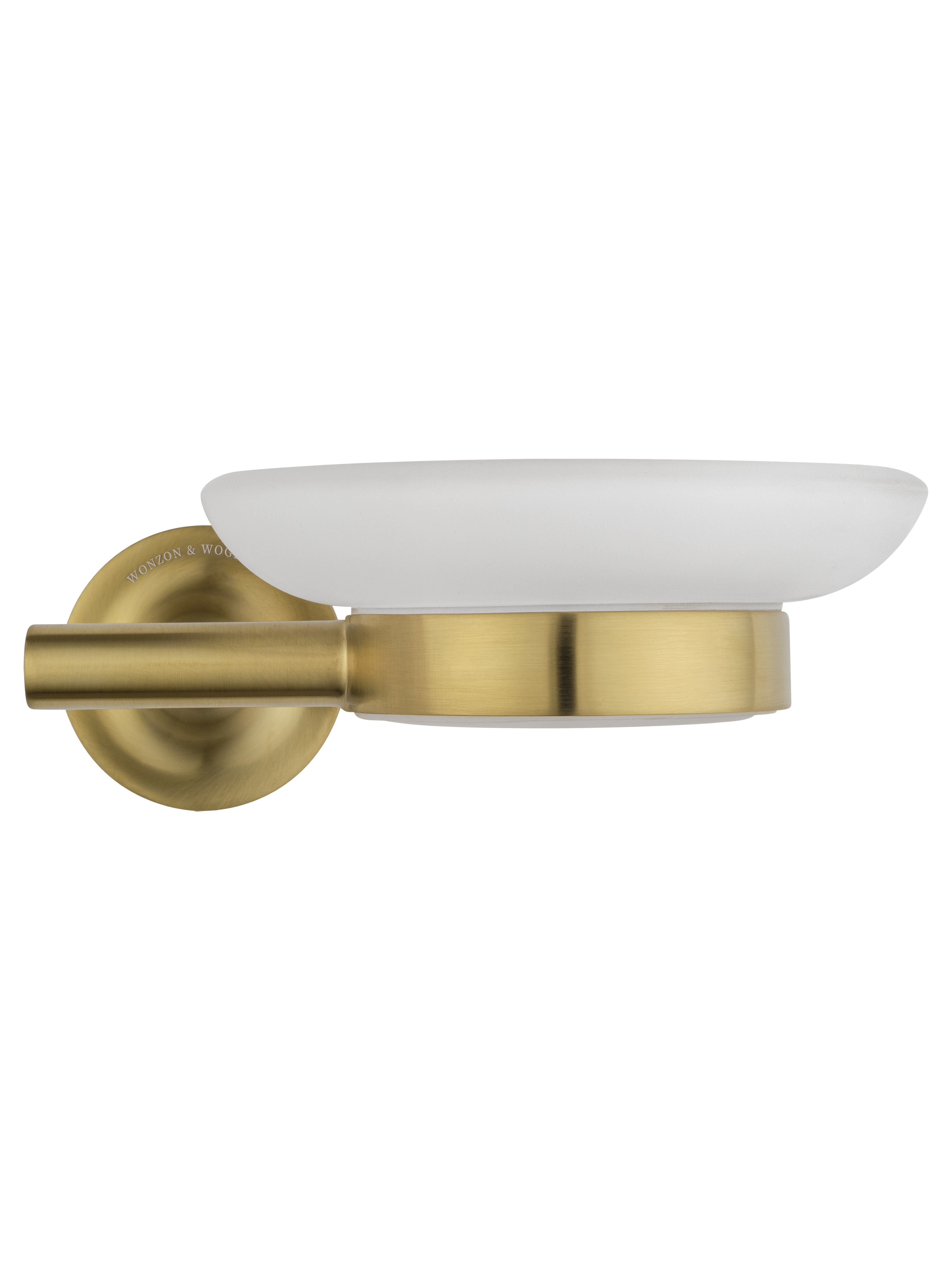 Мыльница с держателем WONZON & WOGHAN SIMPLE, Брашированное золото WW-6522-BG