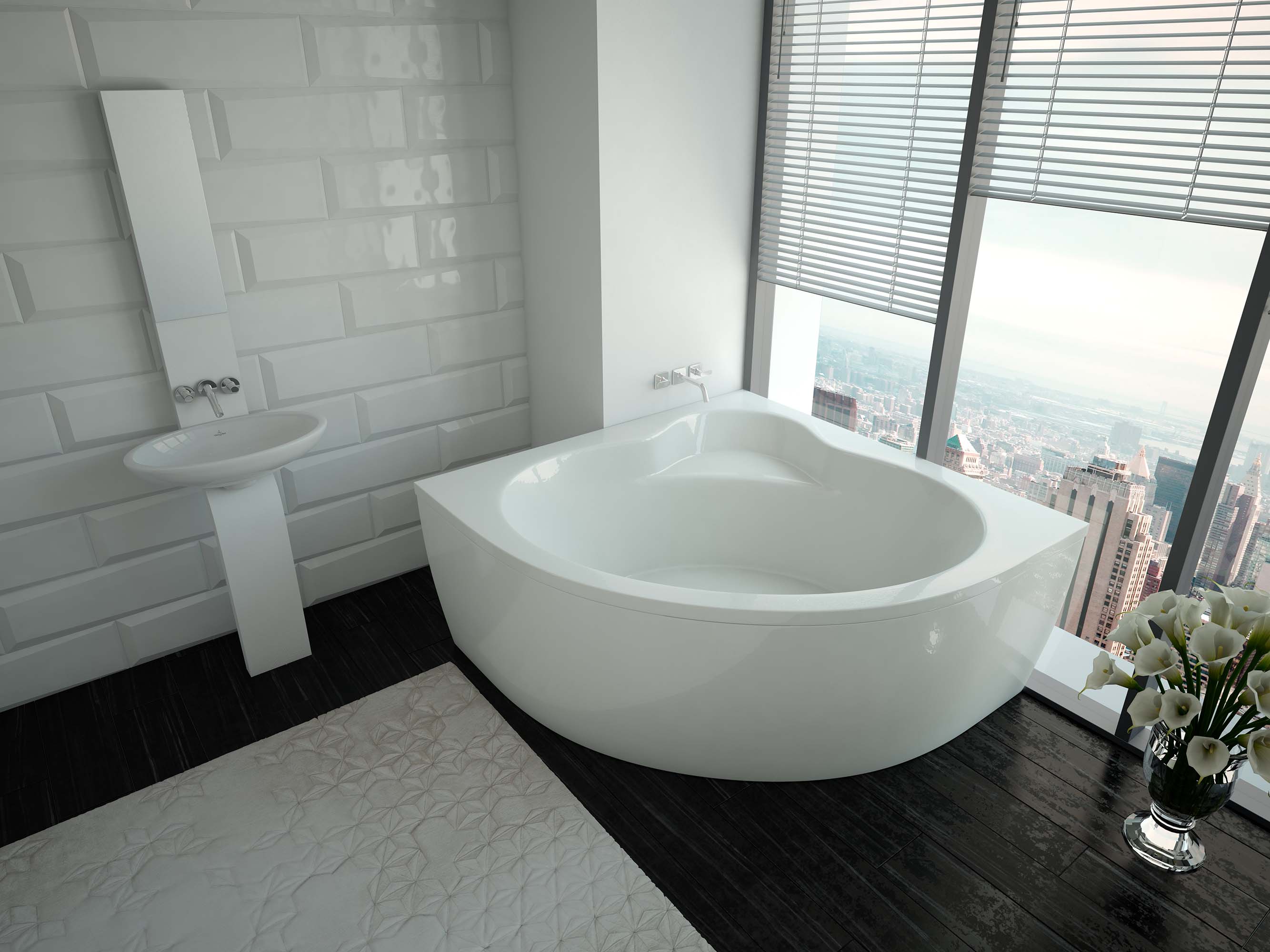 Акриловая ванна Aquatek Ума UMA145-0000001 145х145 см