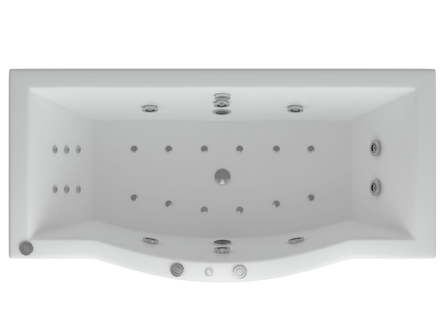 Акриловая ванна Aquatek Гелиос GEL180-0000067 180х90 см с фронтальным экраном