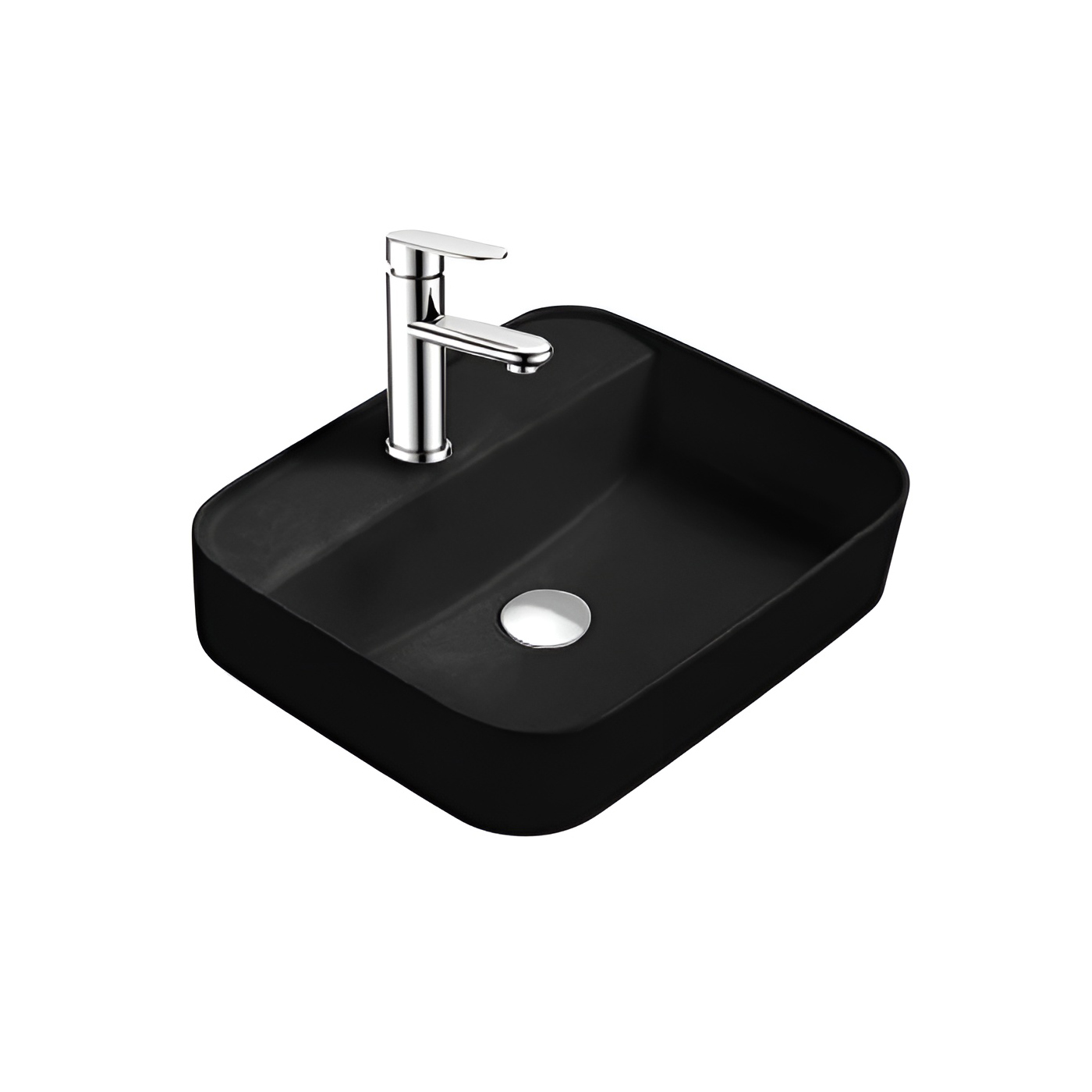 Раковина накладная Aquatek Вега AQ5506-MB черный матовый