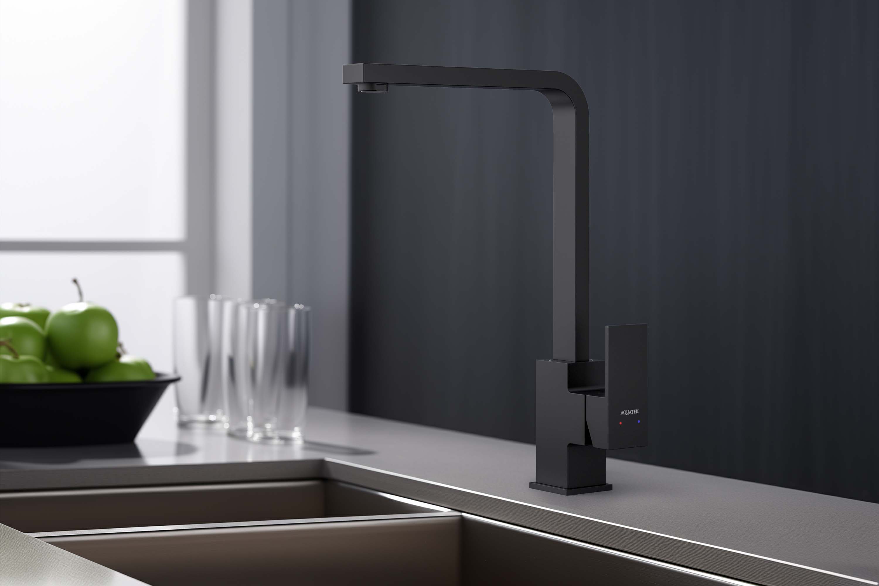 Смеситель Aquatek Либра AQ1680MB для кухни