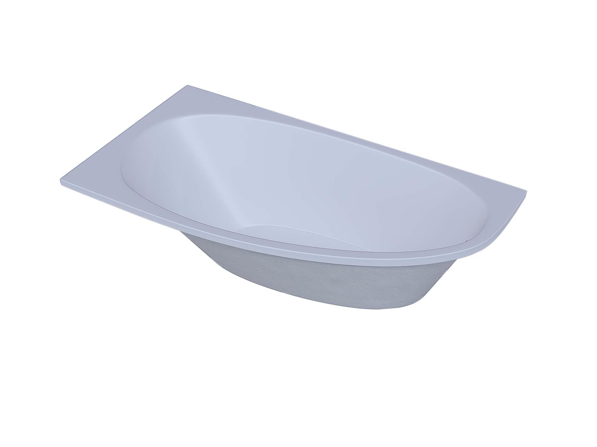 Акриловая ванна Aquatek Дива 150 DIV150-0000001 150х90 см, левая