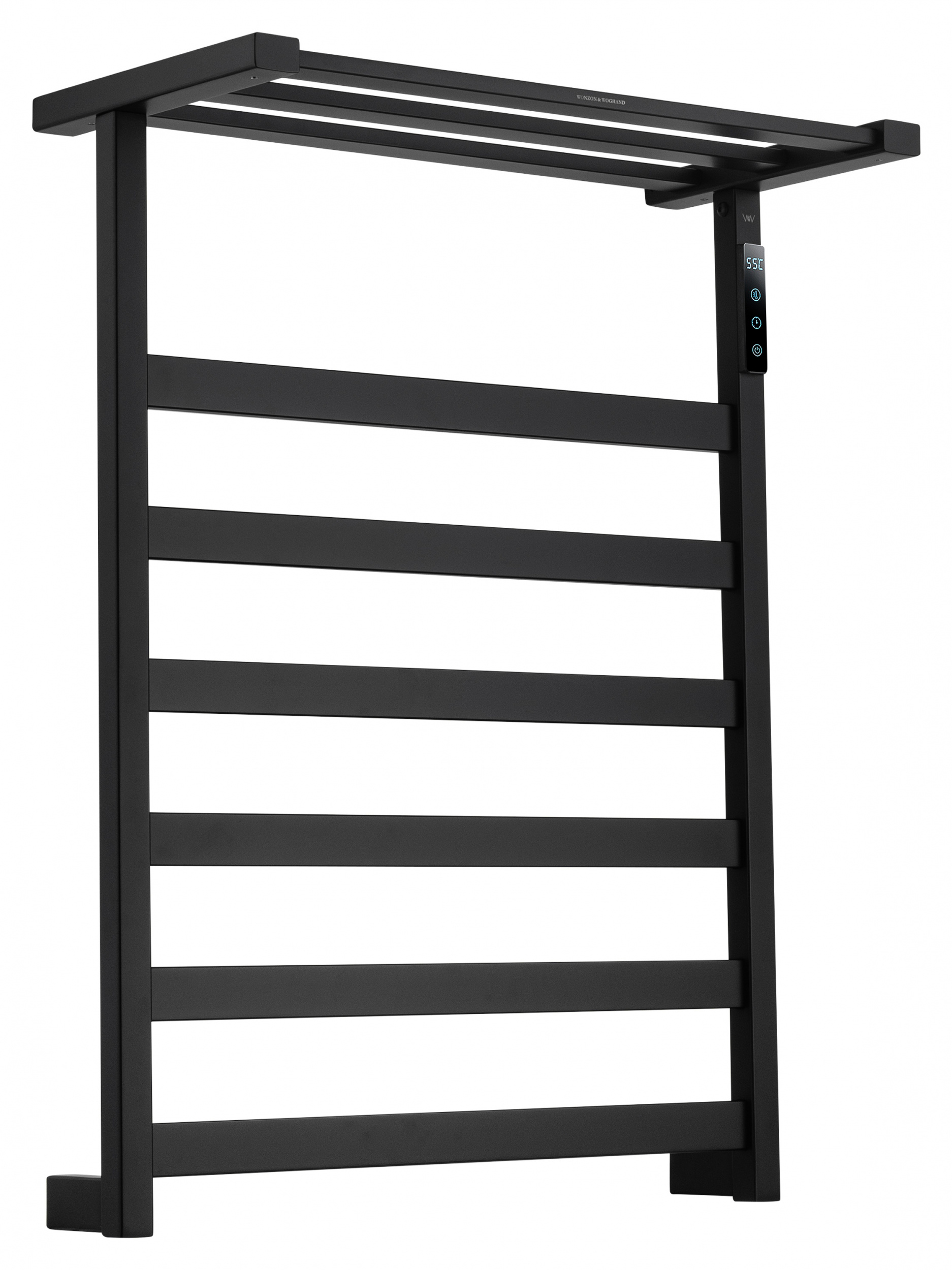 Полотенцесушитель электрический WONZON & WOGHAND FRANKFURT, Черный матовый WW-A1026-MB
