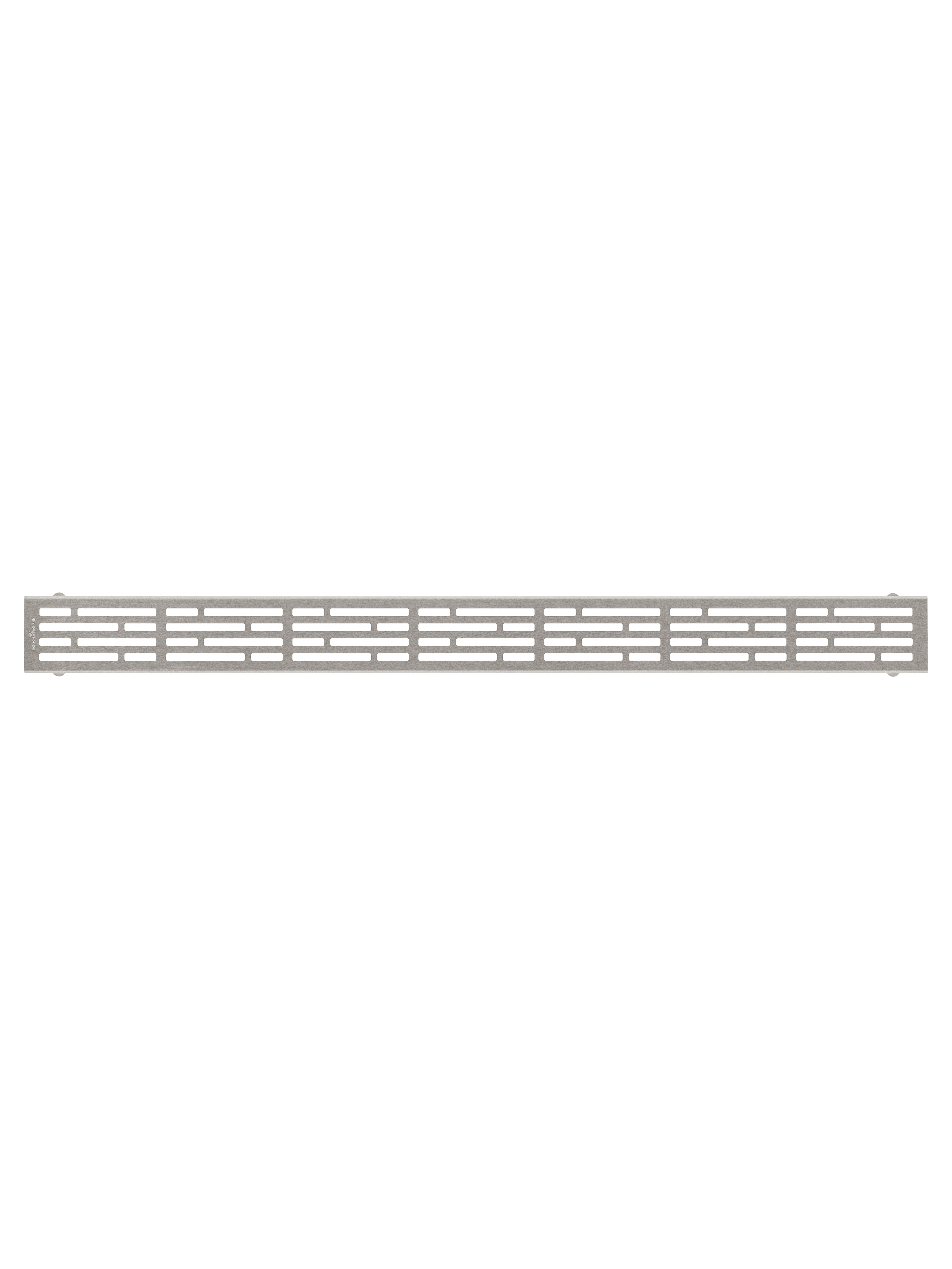 Решетка для душевого трапа перфорированная 70 см WONZON & WOGHAND, Брашированный никель WW-651700P-BN