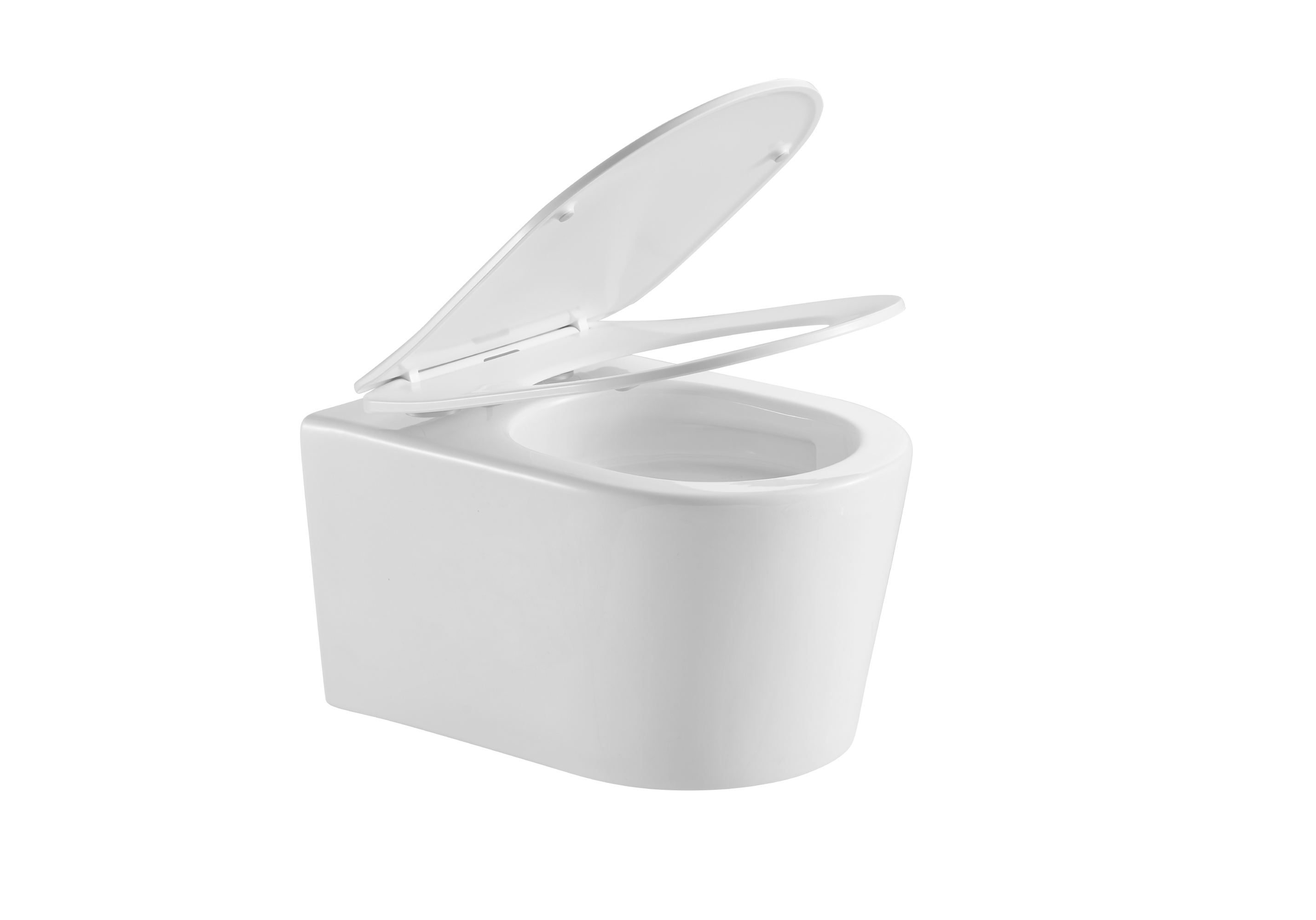 Унитаз подвесной безободковый Aquatek Оберон AQ1363WT-00 с сиденьем Soft Close