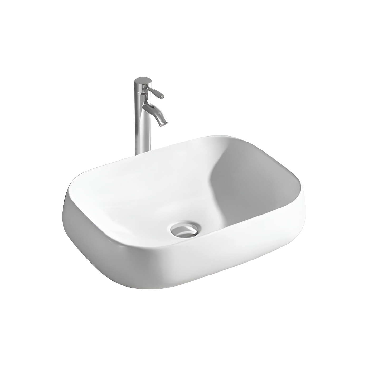 Раковина накладная Aquatek AQ5526-MW белый матовый