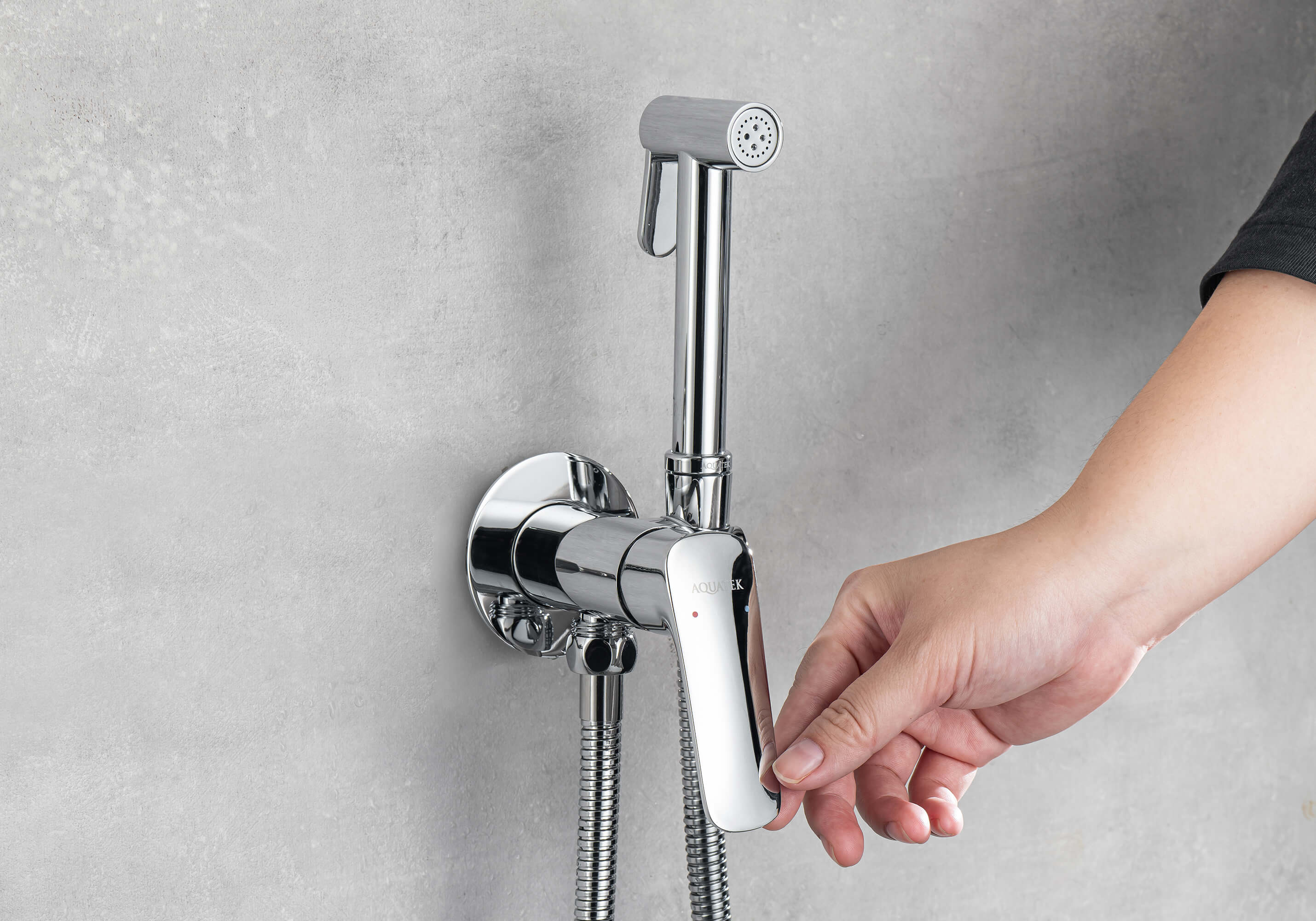 Гигиенический душ со смесителем Aquatek Вега AQ1019CR