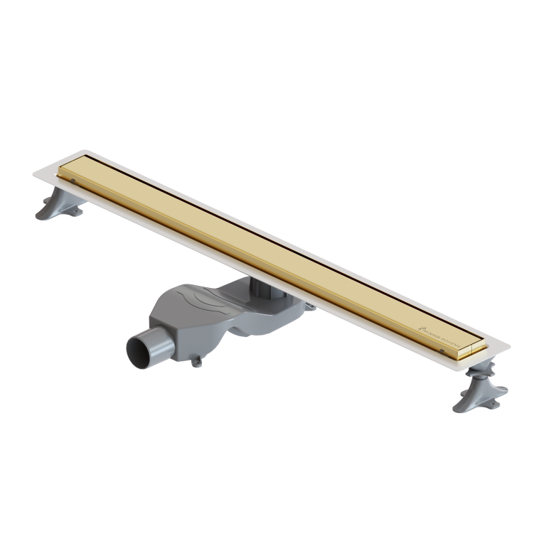 Душевой лоток Boheme Premium Linear 80см, нерж.сталь ЗОЛОТО 982-80-G