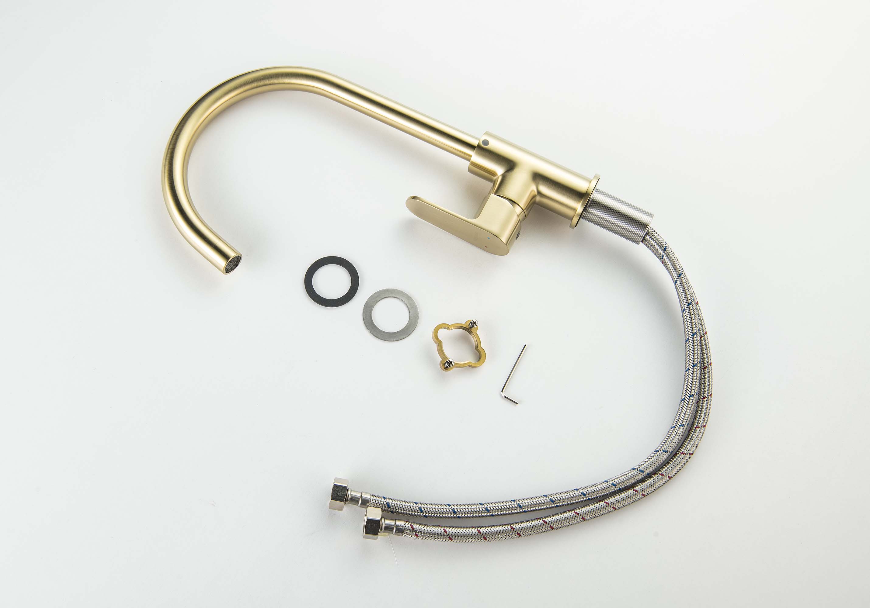 Смеситель Aquatek Оберон AQ1282BG для кухни