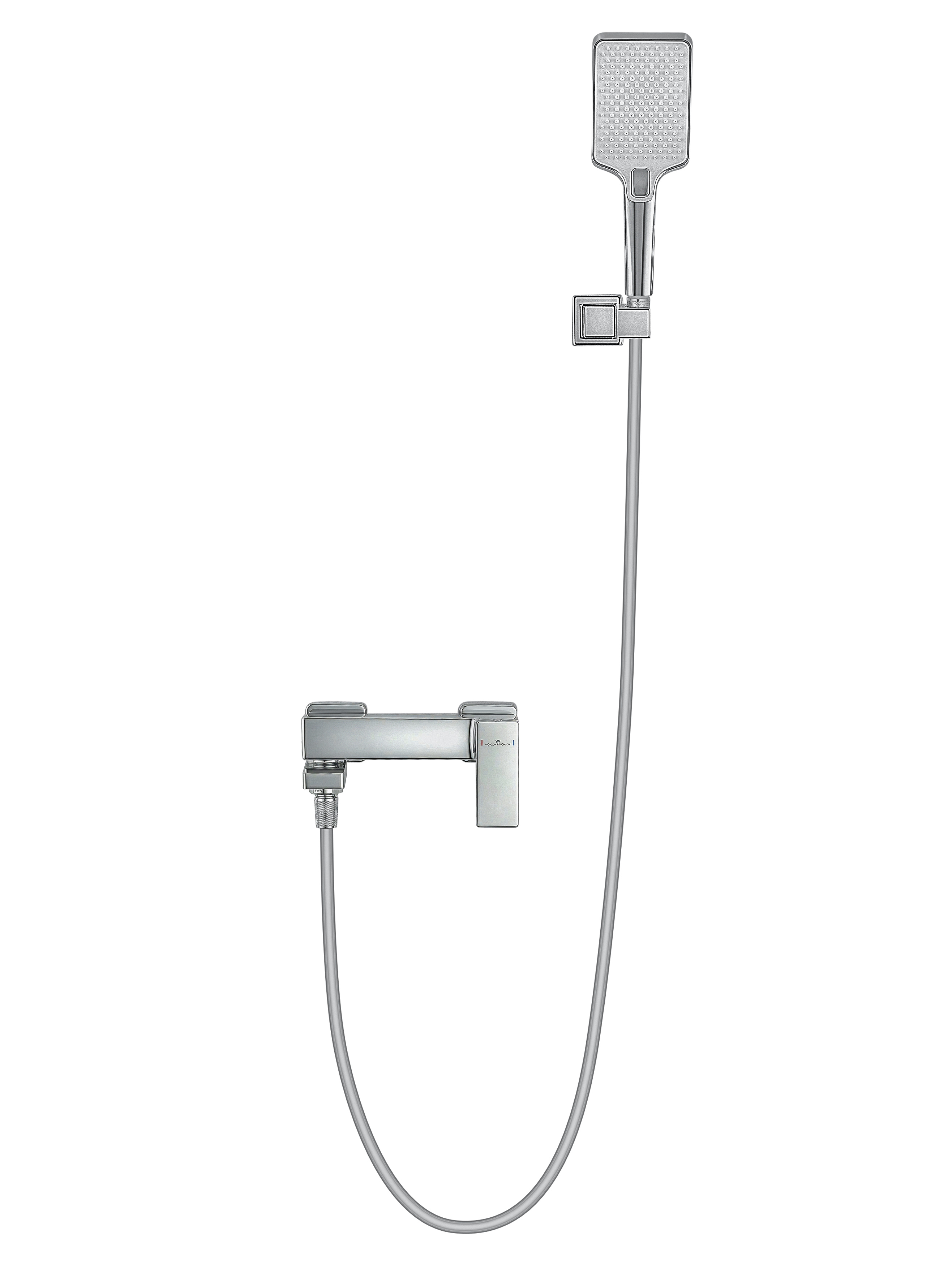 Смеситель для ванны с душем WONZON & WOGHAND CUBE 2.0, Хром WW-88037068-CR