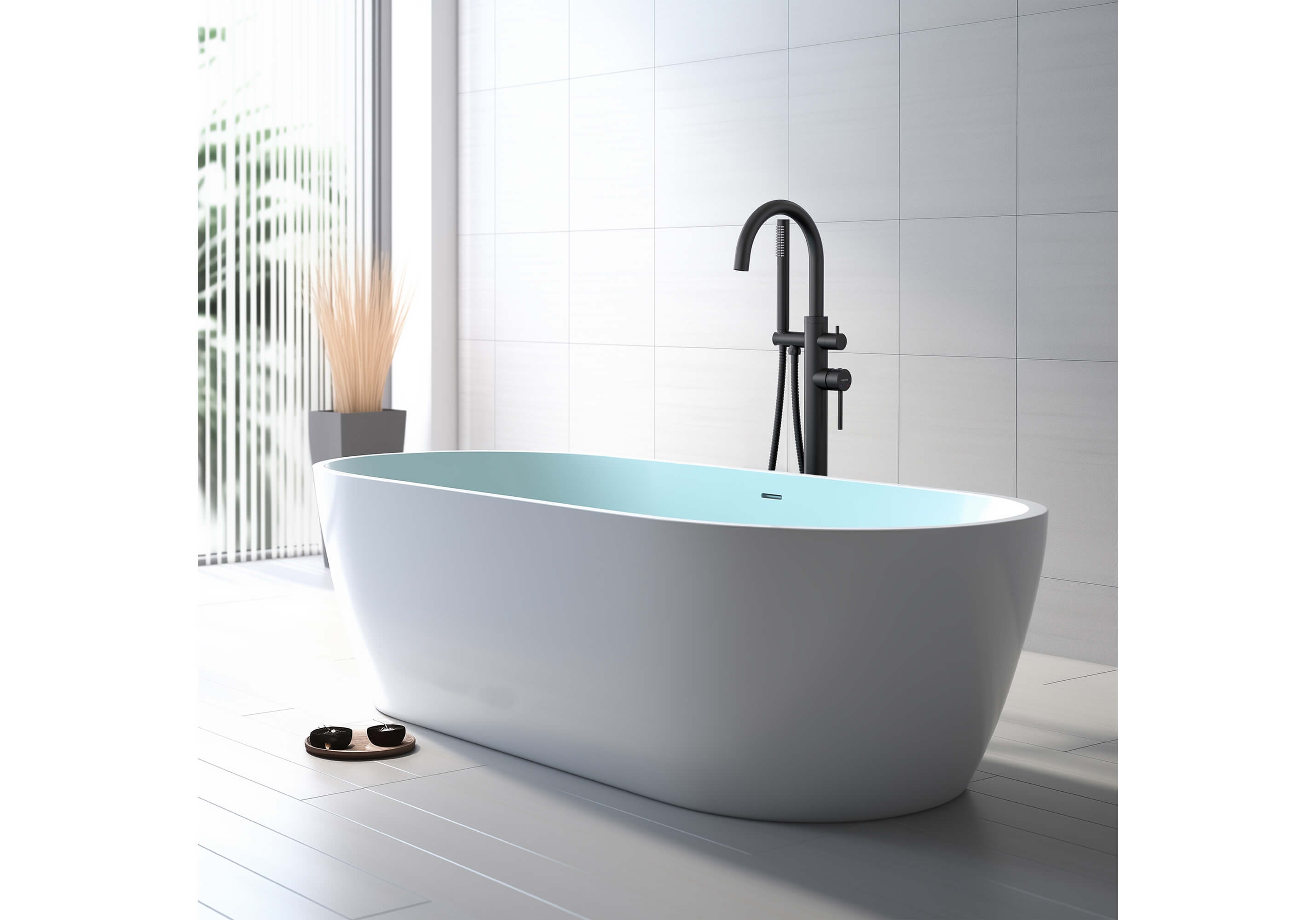 Смеситель Aquatek Европа AQ1345MB для ванны напольный