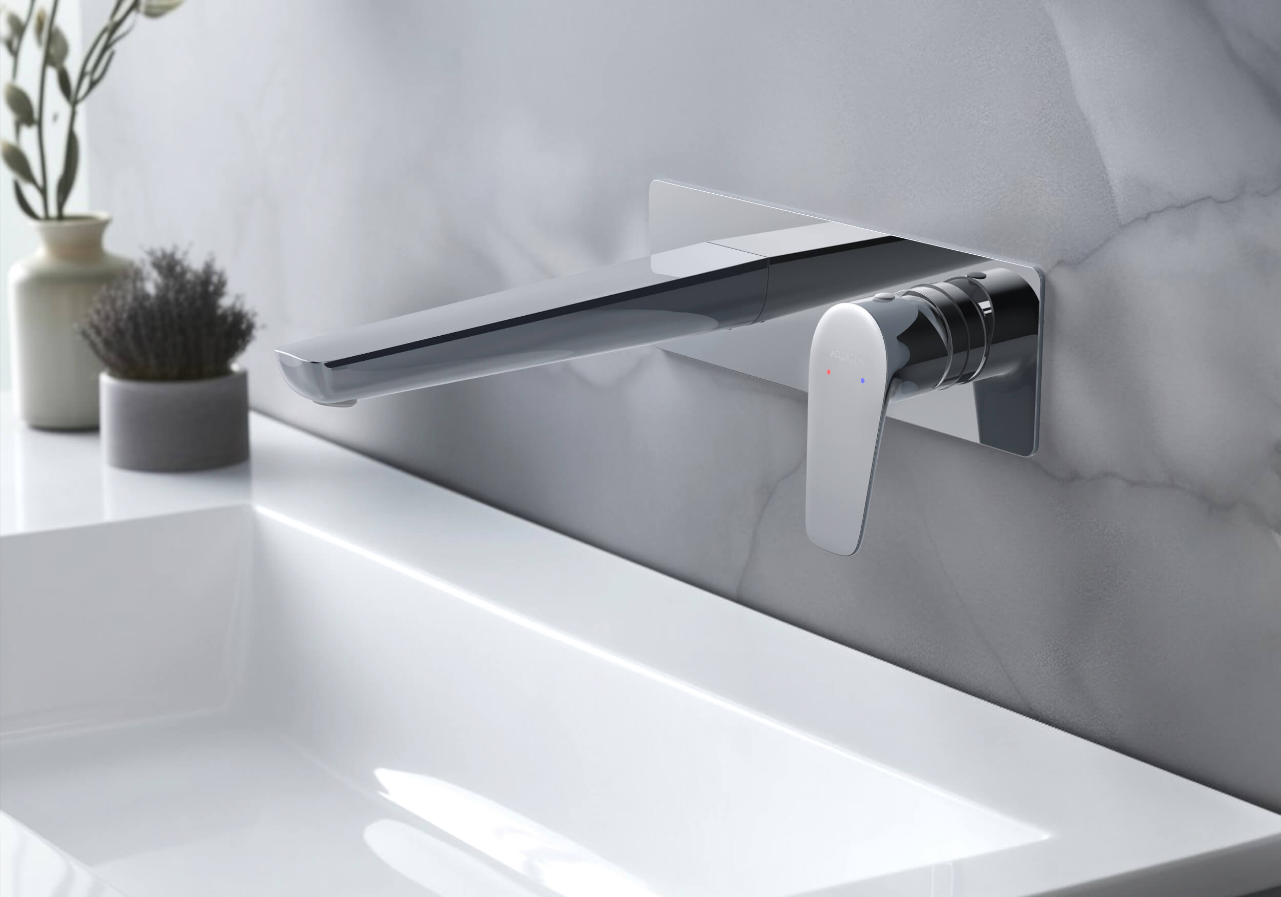 Смеситель Aquatek Бетта AQ1113CR для раковины настенный