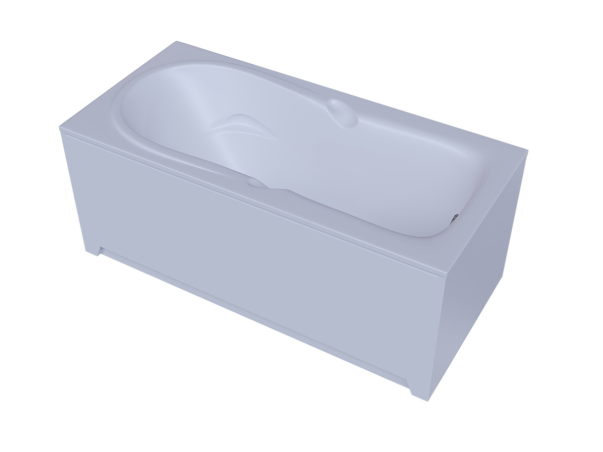 Акриловая ванна Aquatek Леда LED170-0000052 170х80.5 см слив справа, с фронтальным экраном