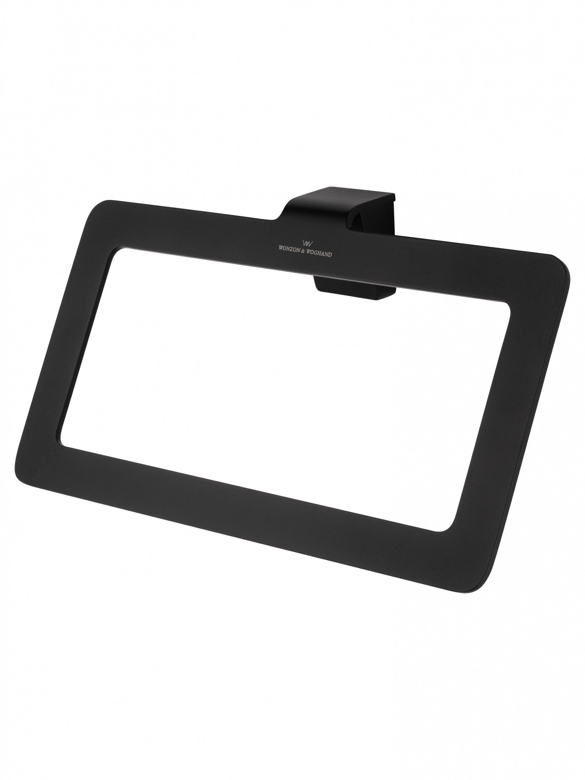 Кольцо для полотенец WONZON & WOGHAND ECLIPSE, Черный матовый WW-V2201-MB
