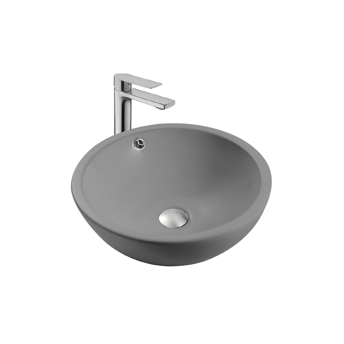 Раковина накладная Aquatek AQ5354-MG серый матовый