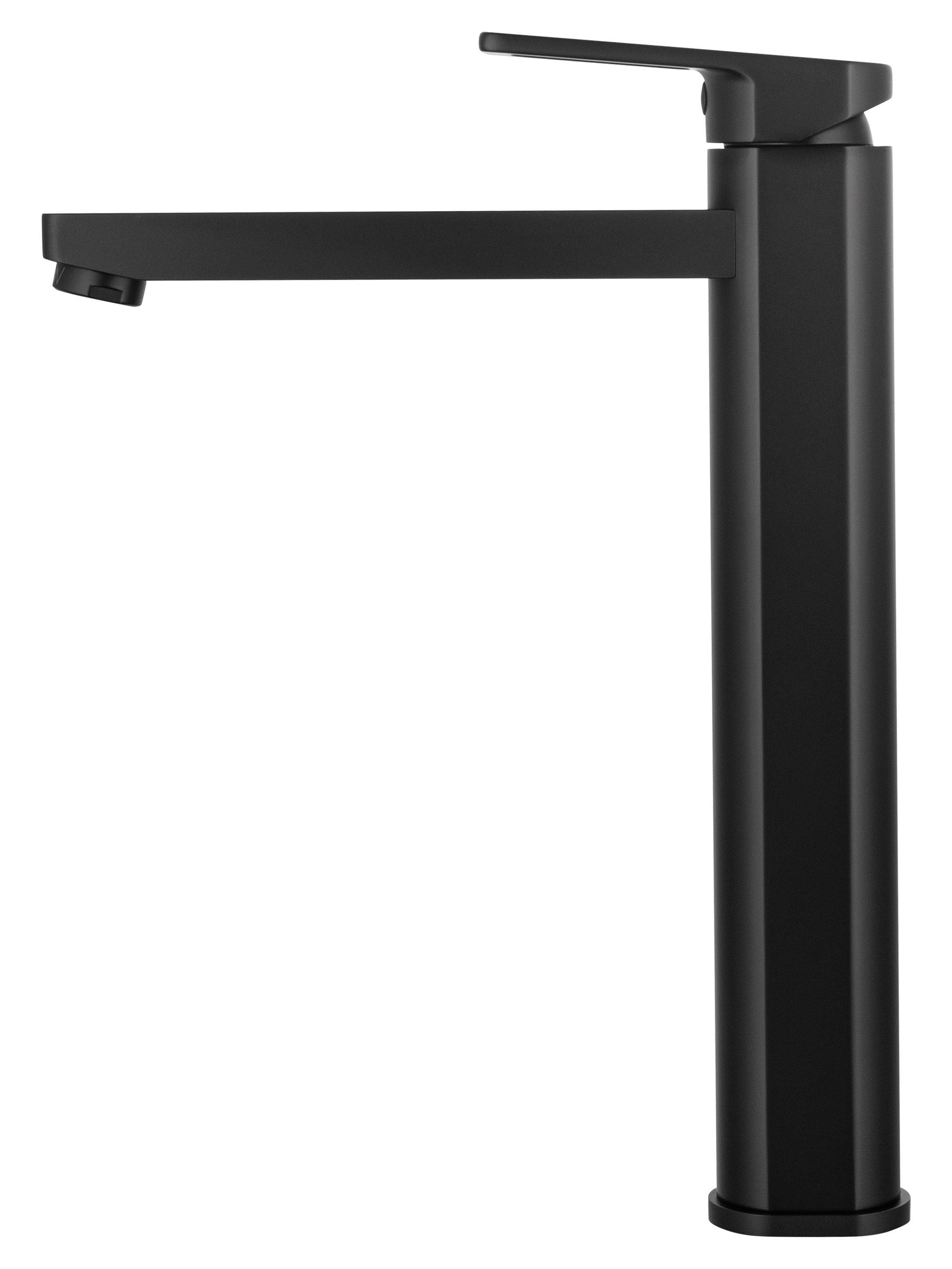 Смеситель для раковины высокий WONZON & WOGHAND FRAME, Черный матовый WW-88239010-MB