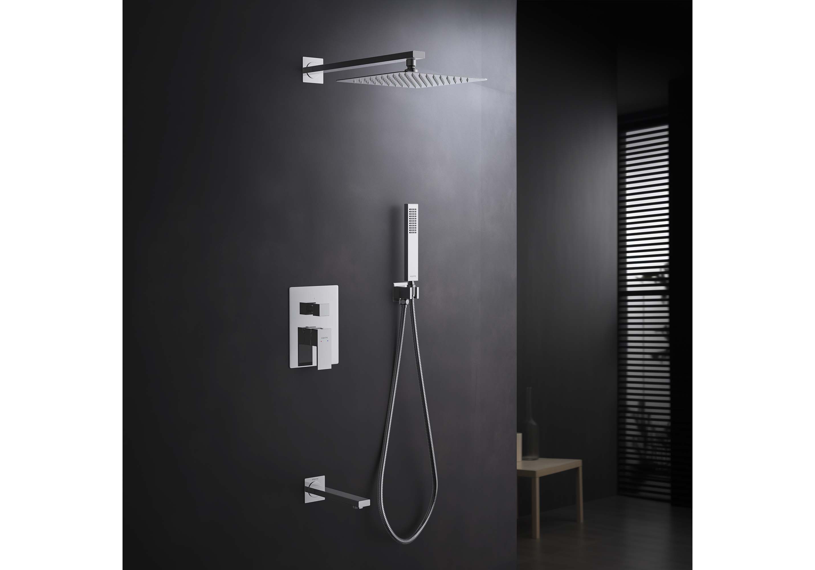 Set 4 в 1 душевой комплект Aquatek Либра AQ1673CR