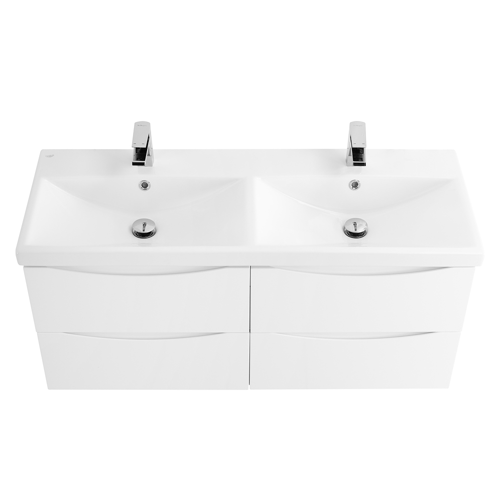 Тумба под раковину BelBagno Marino MARINO-CER-1200-4C-SO-2-BL-P 120 см, Bianco Lucido