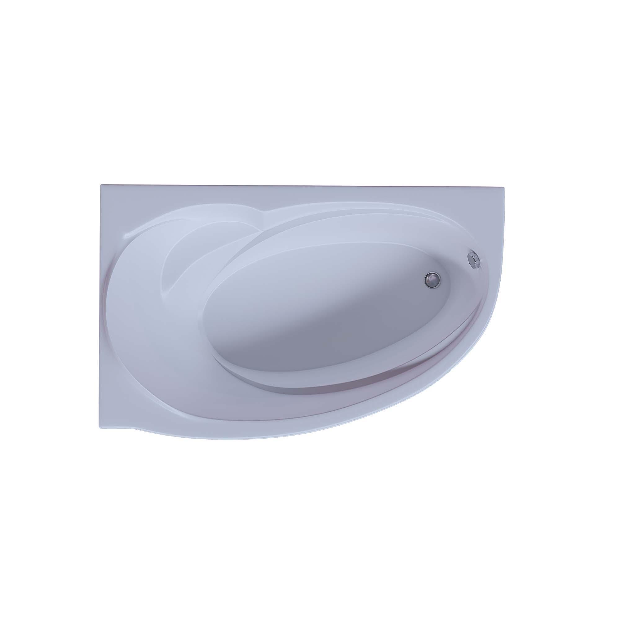 Акриловая ванна Aquatek Бетта 150 BET150-0000067 150х95 см, левая, с фронтальным экраном