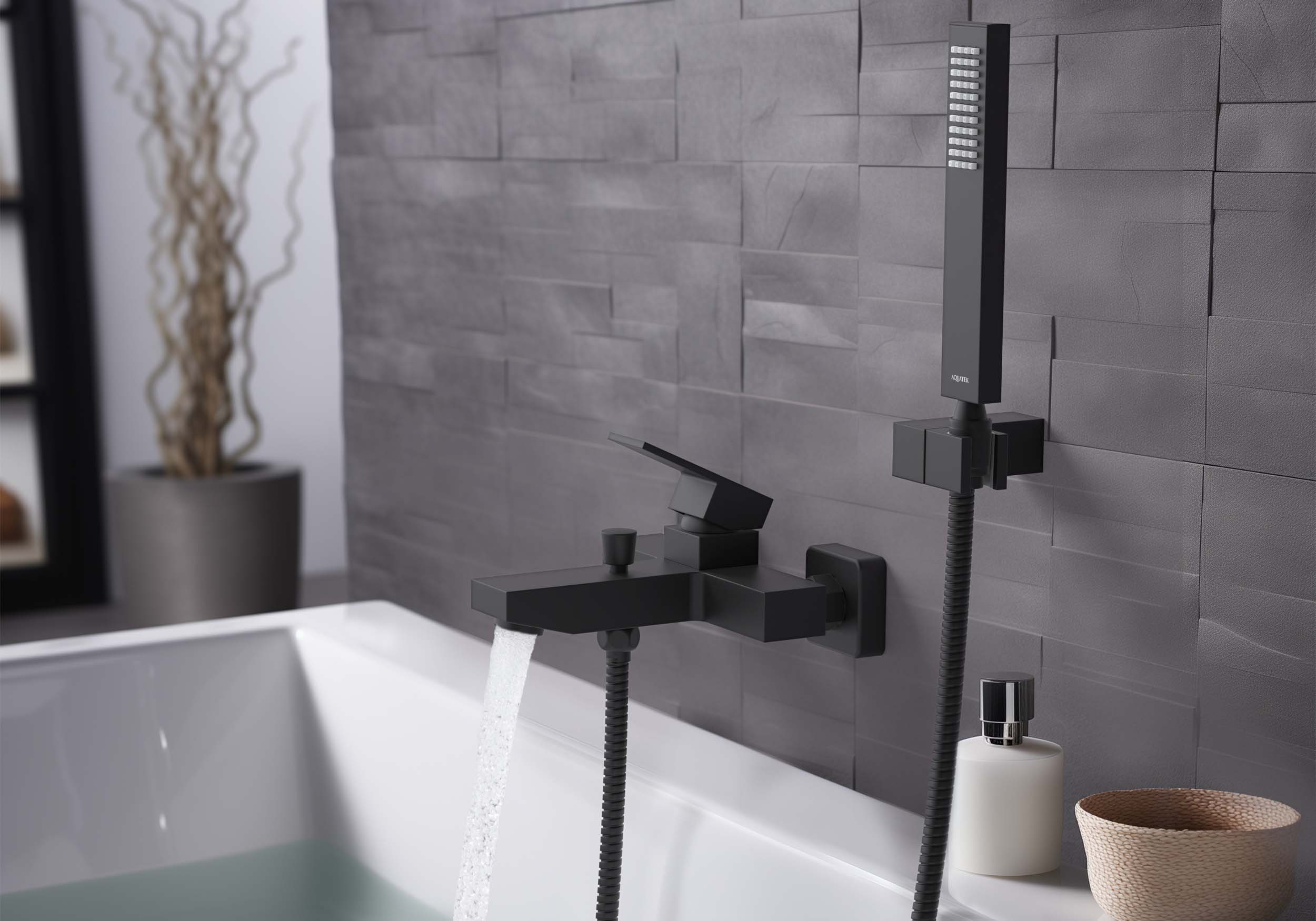 Смеситель Aquatek Либра AQ1640MB для ванны