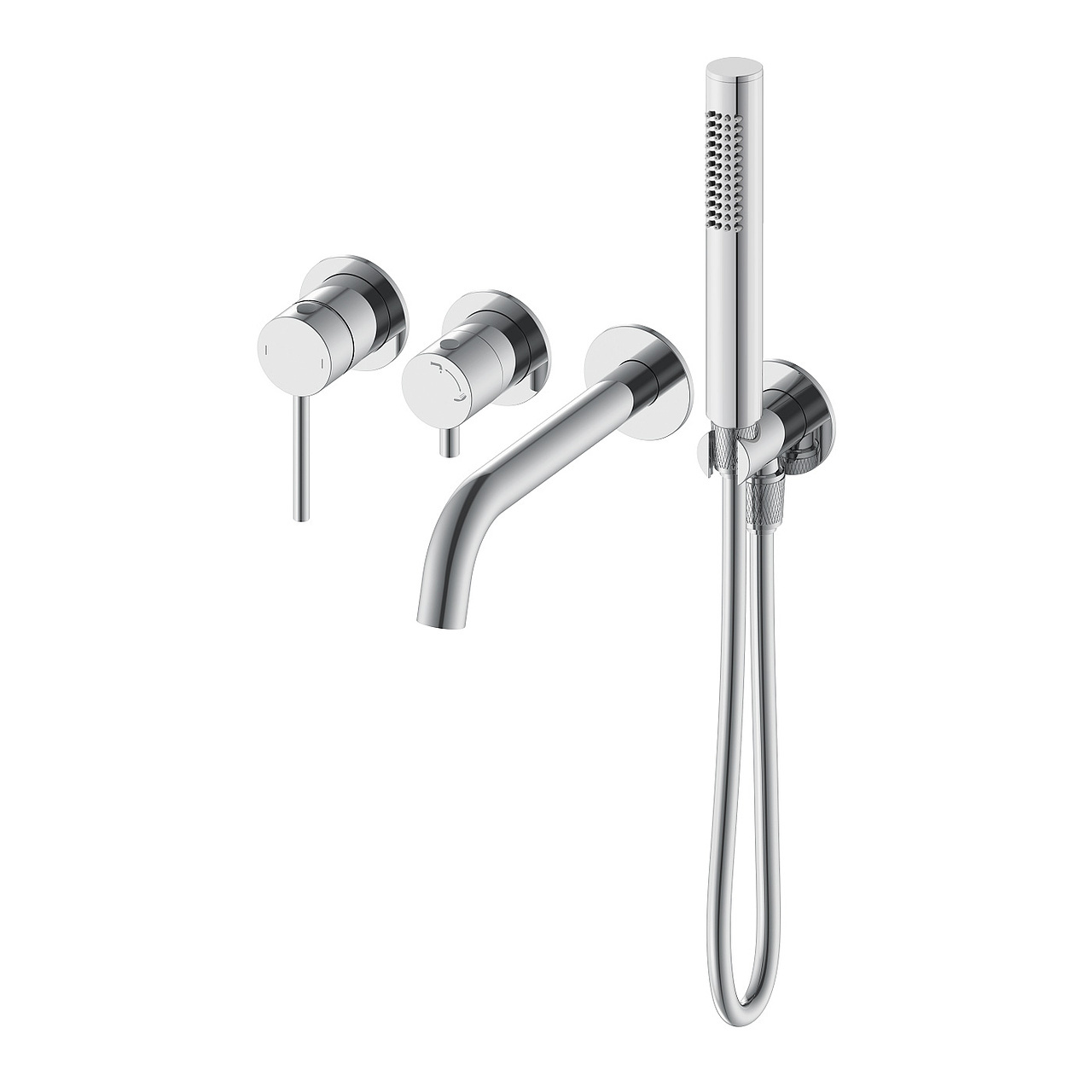 Смеситель для ванны встраиваемый WONZON & WOGHAND STICK, Хром WW-889017-CR