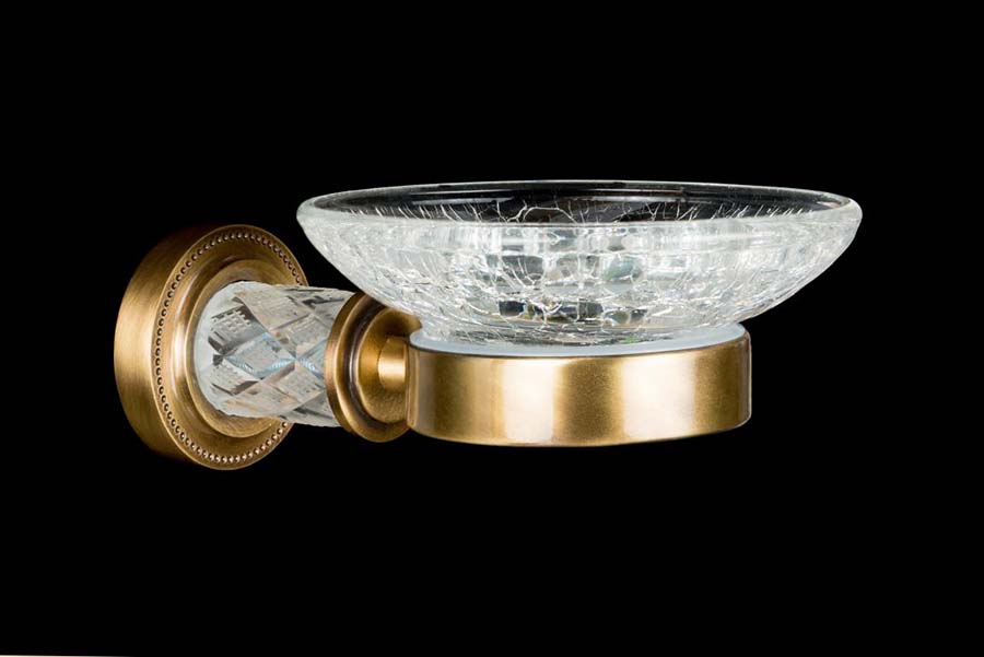 Мыльница Boheme MURANO CRYSTAL (комплект) 10903-CRST-BR