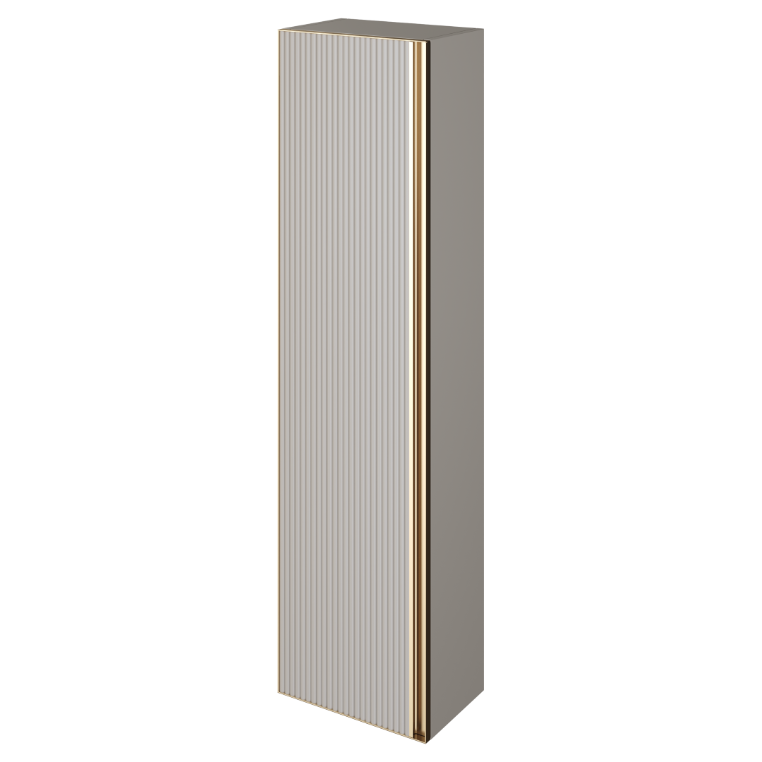 Armadi Art QUATRO пенал рифл CASHMERE FUGА профиль MATT GOLD 791-CM-RIB-MG