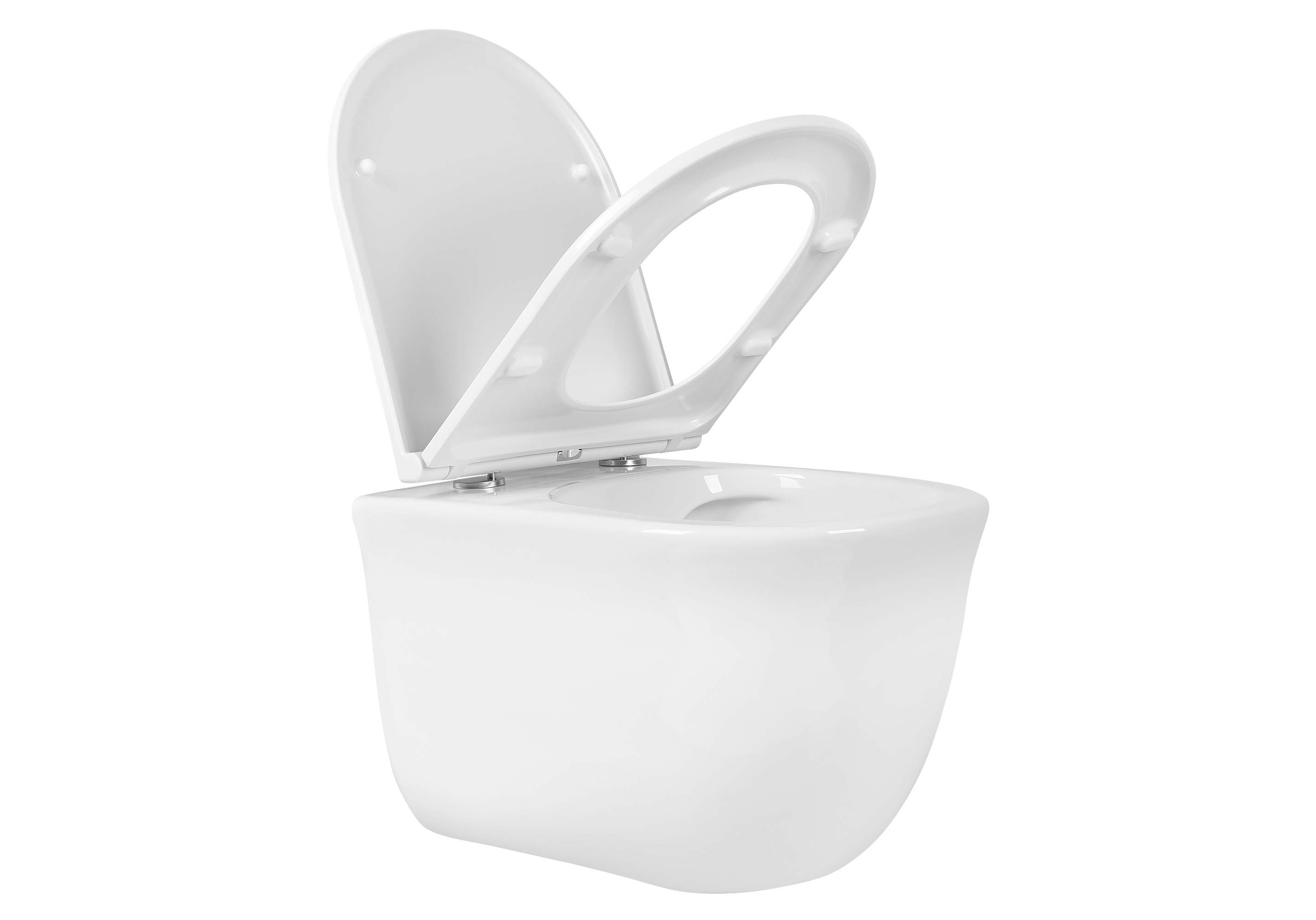 Унитаз подвесной безободковый Aquatek Классик AQ1111-00 с сиденьем Soft Close