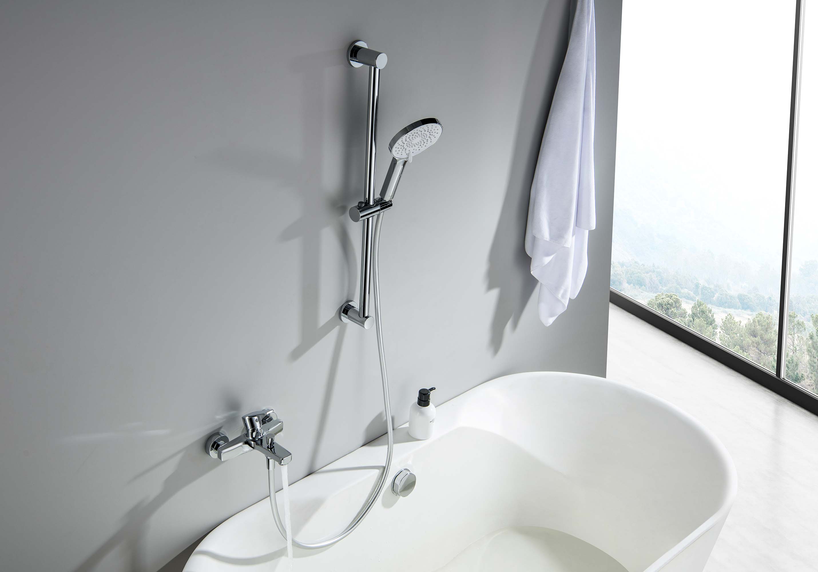 Комплект для ванны и душа Aquatek Лугано AQ1748CR
