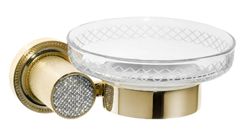 Мыльница настенная Boheme ROYALE CRISTAL GOLD 10923-G