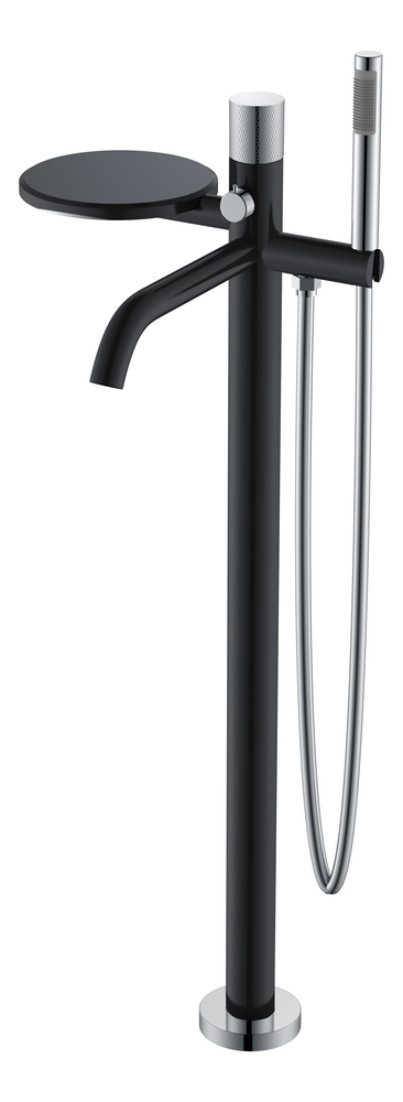 Смеситель Boheme STICK напольный BLACK DIAMOND CHROME 129-BCR
