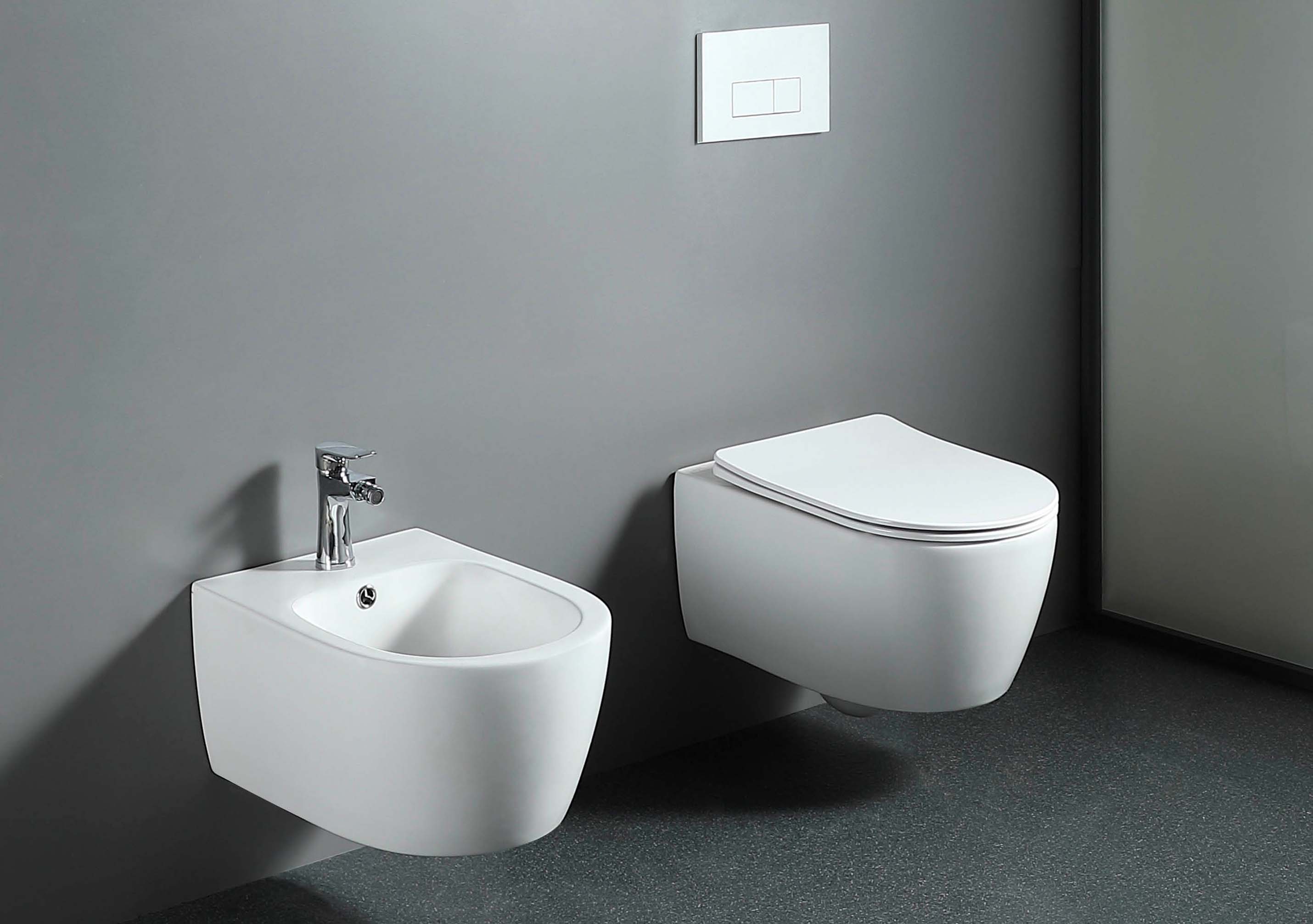 Унитаз подвесной безободковый Aquatek Европа AQ1106L-00 с сиденьем Soft Close