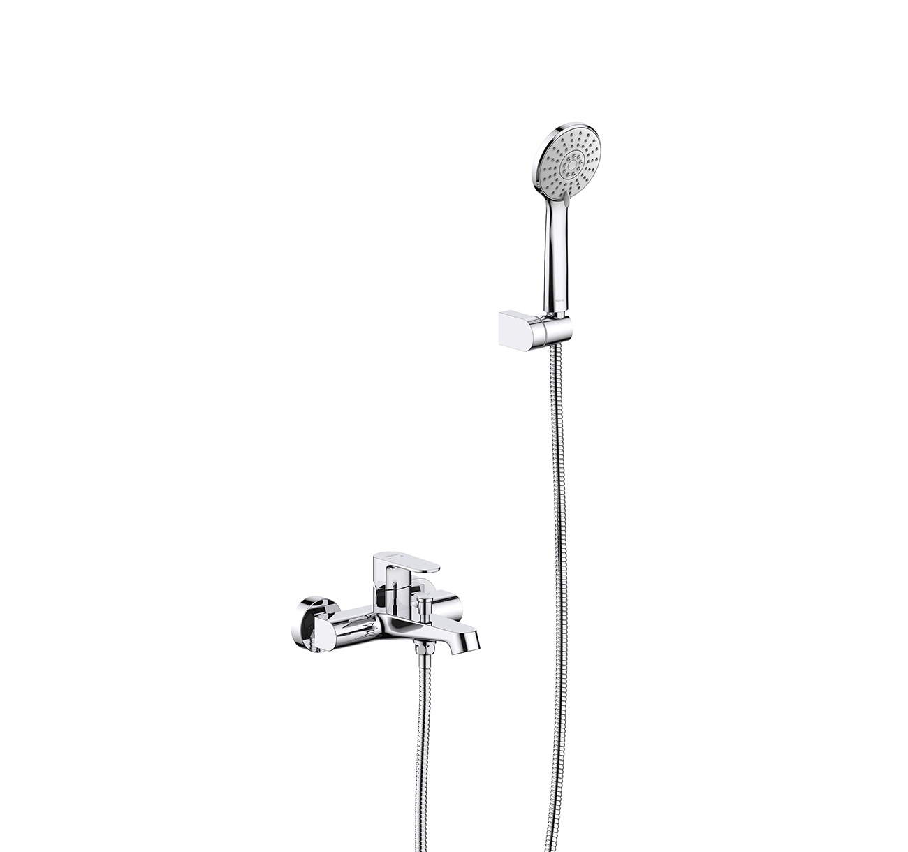 Смеситель Aquatek Оберон AQ1249CR для ванны с душевым набором