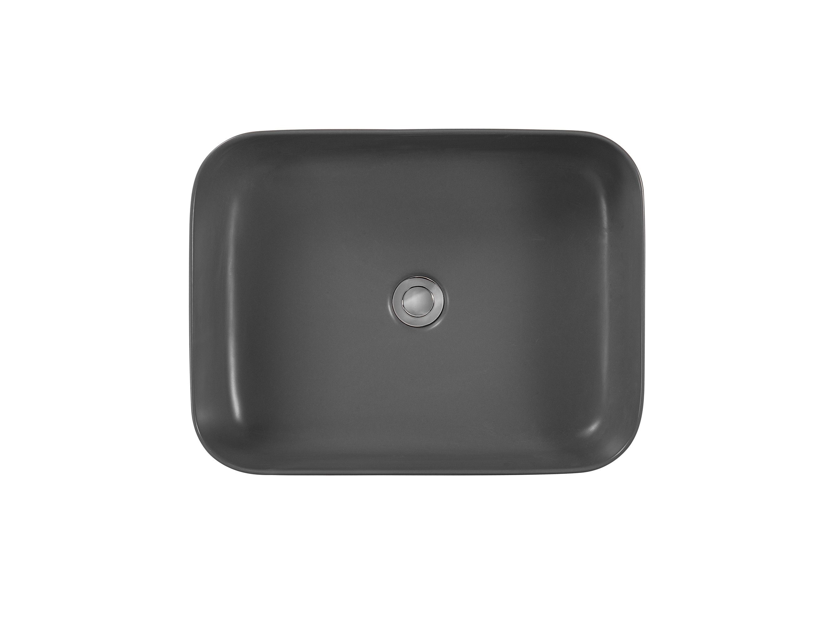 Раковина накладная Aquatek Вега AQ5515-MG серый матовый