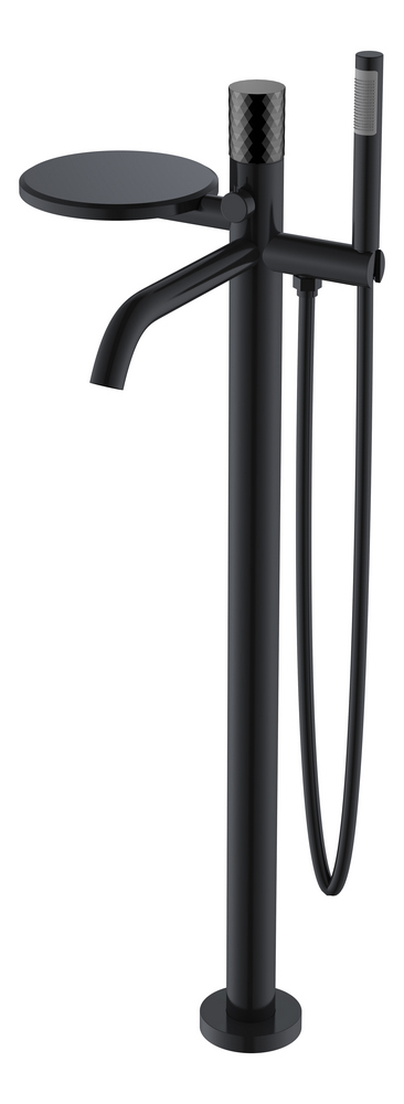 Смеситель Boheme STICK напольный BLACK DIAMOND BLACK 129-BB