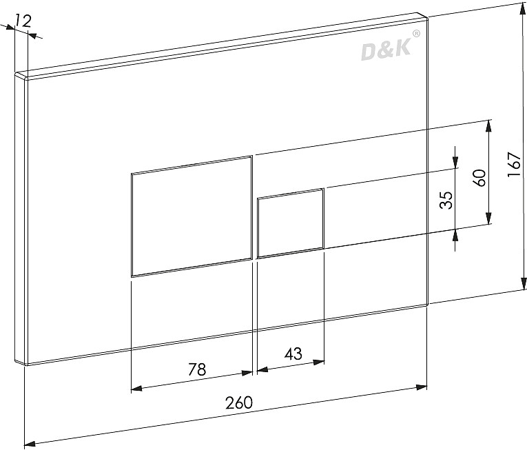 Унитаз подвесной с инсталляцией, сиденьем и клавишей смыва D&K Quadro DS1511602