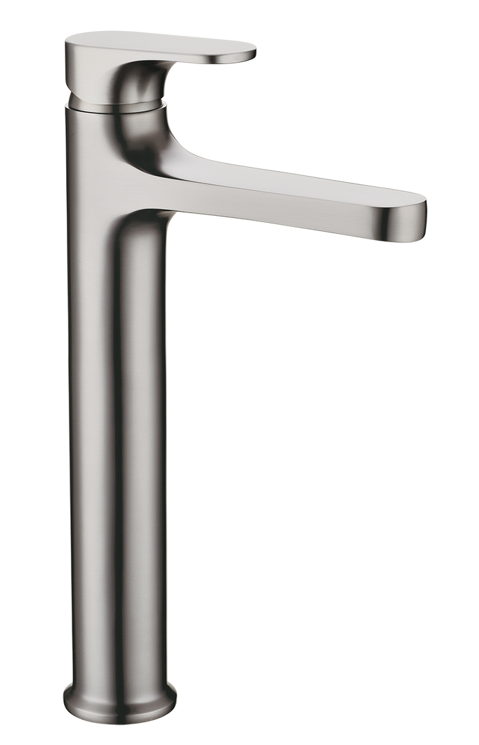 Смеситель для умывальника высокий Boheme SPECTRE Nickel Brush 452-NB