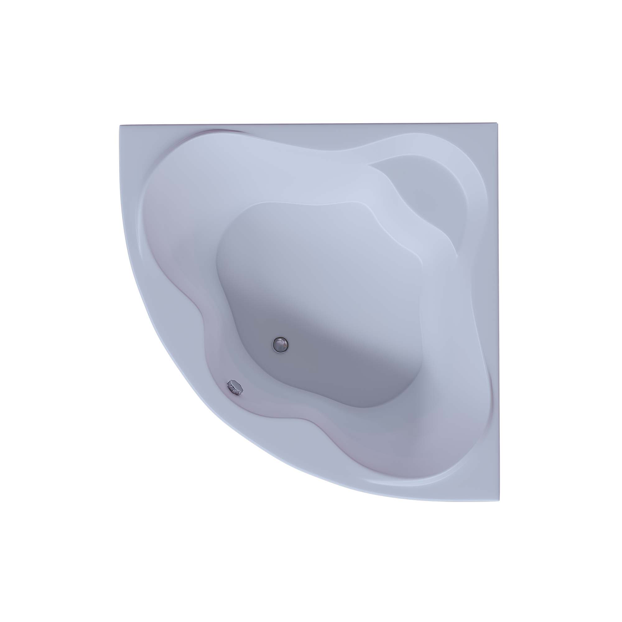 Акриловая ванна Aquatek Галатея GAL135-0000022 135х135 см с фронтальным экраном