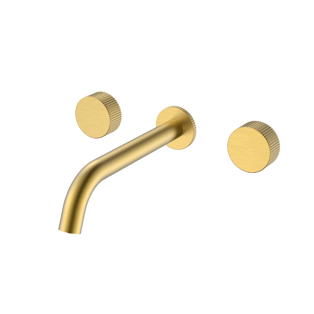Смеситель из стены Boheme STICK LINEA на 3 отв. Matt Gold 152-2-MG.3