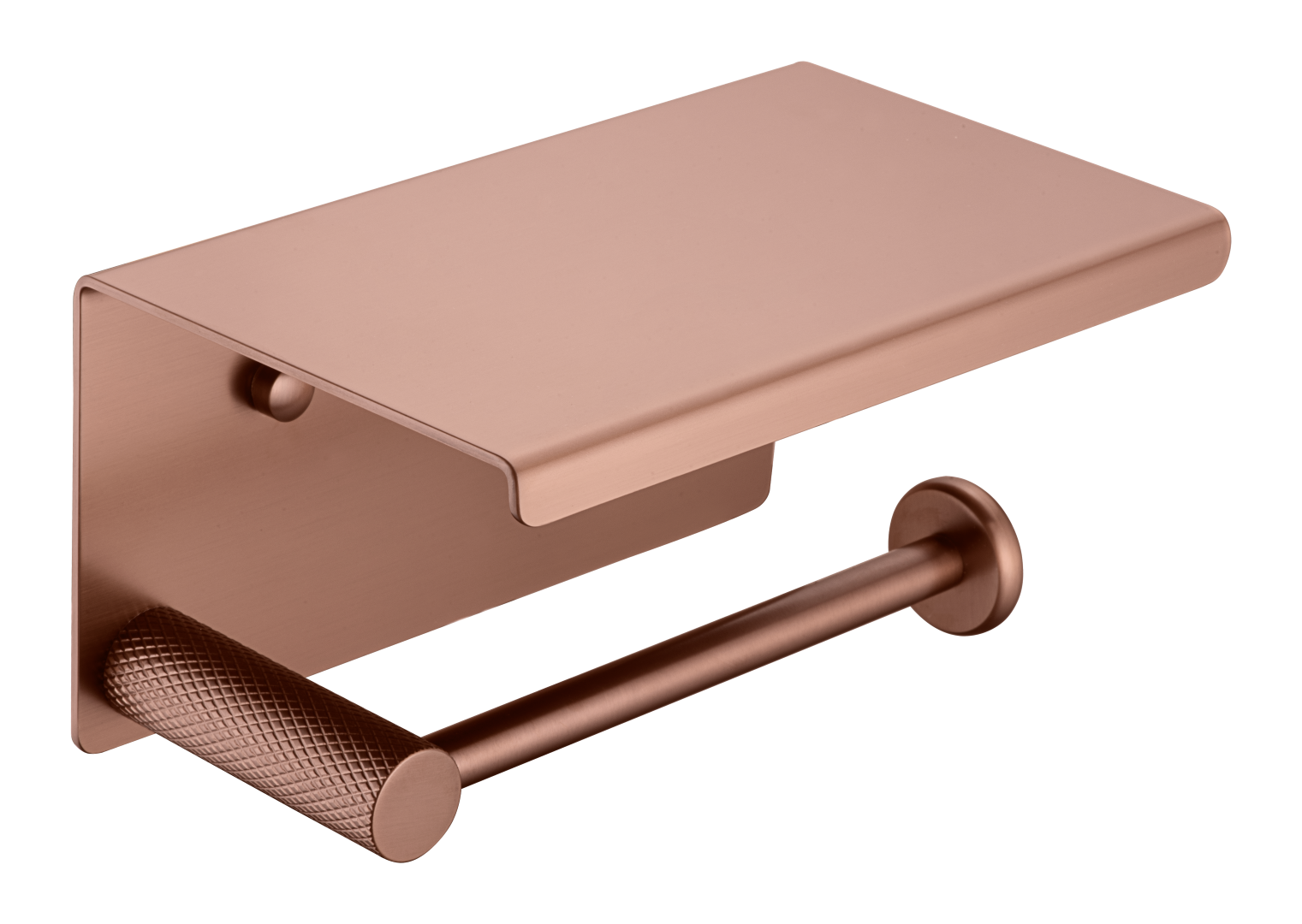 Держатель туалетной бумаги с крышкой Boheme UNO BRUSHED BRONZE 10971-BRB
