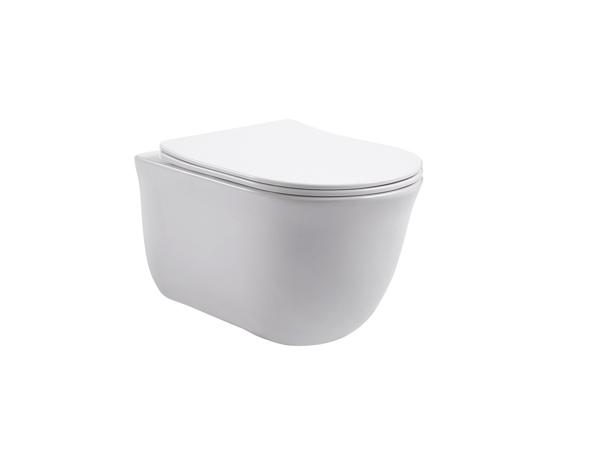 Унитаз подвесной безободковый Aquatek Классик AQ1111-00 с сиденьем Soft Close